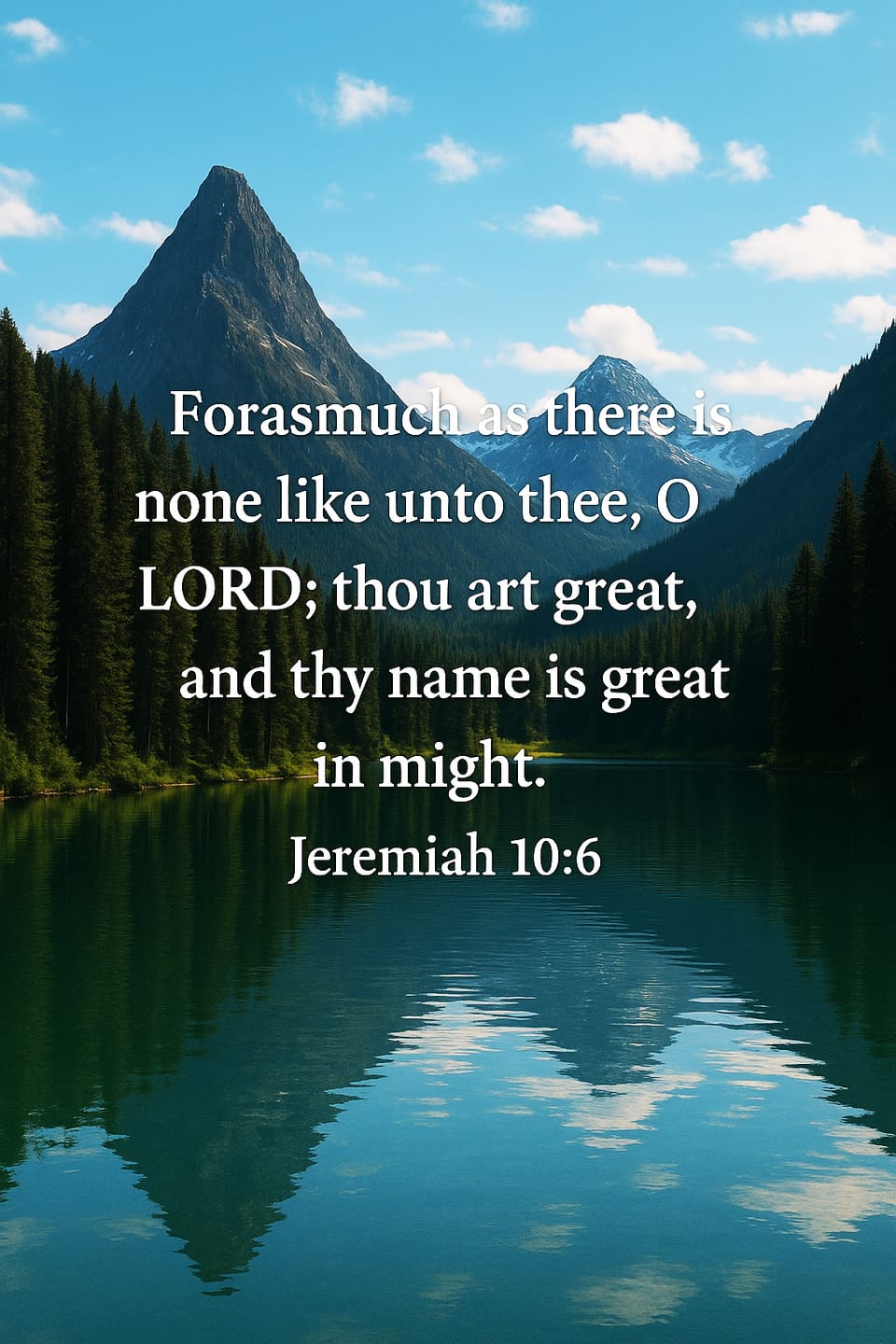 The Name Above All Names: Exploring the Power of God in Jeremiah 10:6